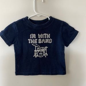 Baby Boy 12M Faded Glory I’m with the band tee